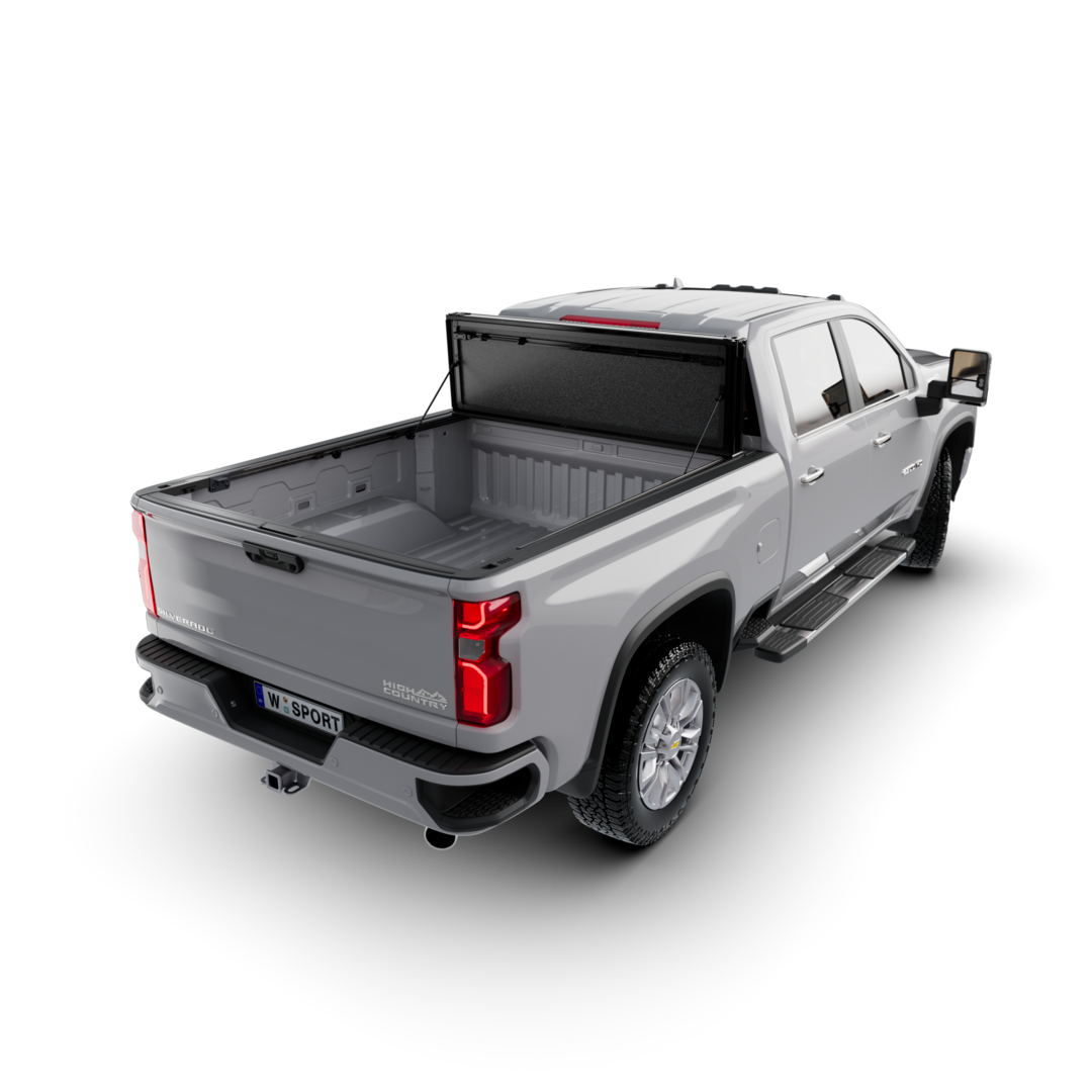 Worksport AL4 Full Bed Access Aluminum Tonneau Cover – Fits 2007–2018 Chevrolet Silverado 1500 & GMC Sierra 1500  5'8" Short Bed w/o Cargo Management