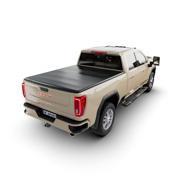 Worksport Pro Vinyl Quad Fold SC4 Pro 6'9" Fits 2020-23 Chevrolet Silverado/GMC Sierra HD w/o Utility Track System Standard Bed