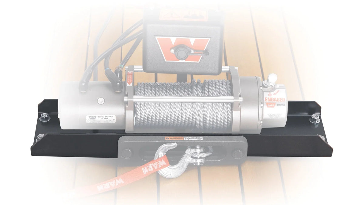 WARN Universal Foot-Down Winch Mounting Plate Kit