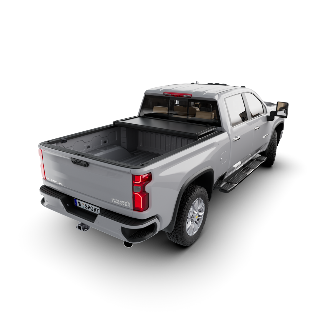 Worksport AL3 Aluminum Tri-Fold Full Bed Access Tonneau Cover – Fits 2007–2019 Chevrolet Silverado & GMC Sierra 6'6" Standard Bed