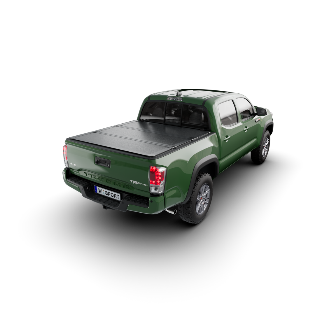 Worksport AL3 Full Bed Access Aluminum Tri-Fold Tonneau Cover – Fits 2016–2023 Toyota Tacoma  5' Short Bed w/ Utility Brackets