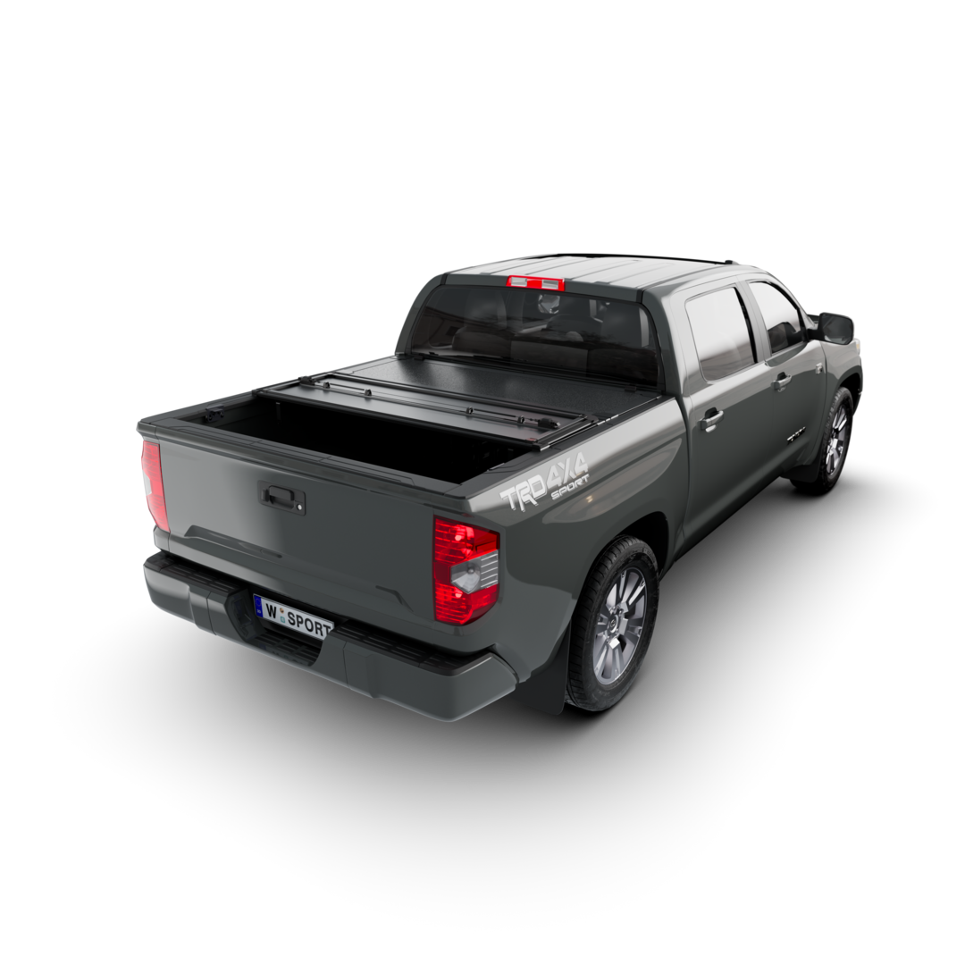 Worksport AL3 Full Bed Access Aluminum Tri-Fold Tonneau Cover – Fits 2022–2024 Toyota Tundra  6'6" Standard Bed w/ Utility Brackets
