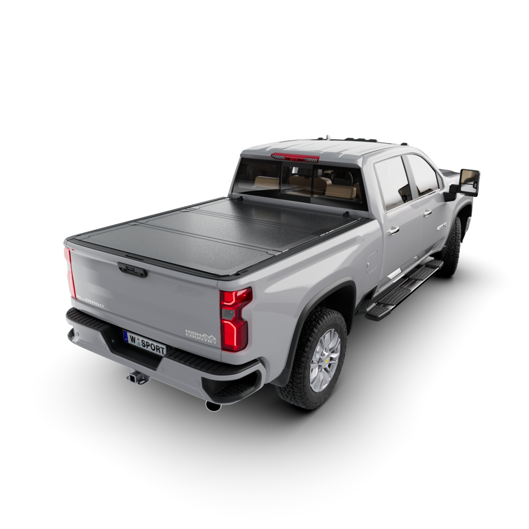 Worksport AL3 Aluminum Tri-Fold Full Bed Access Tonneau Cover – Fits 2007–2019 Chevrolet Silverado & GMC Sierra 6'6" Standard Bed