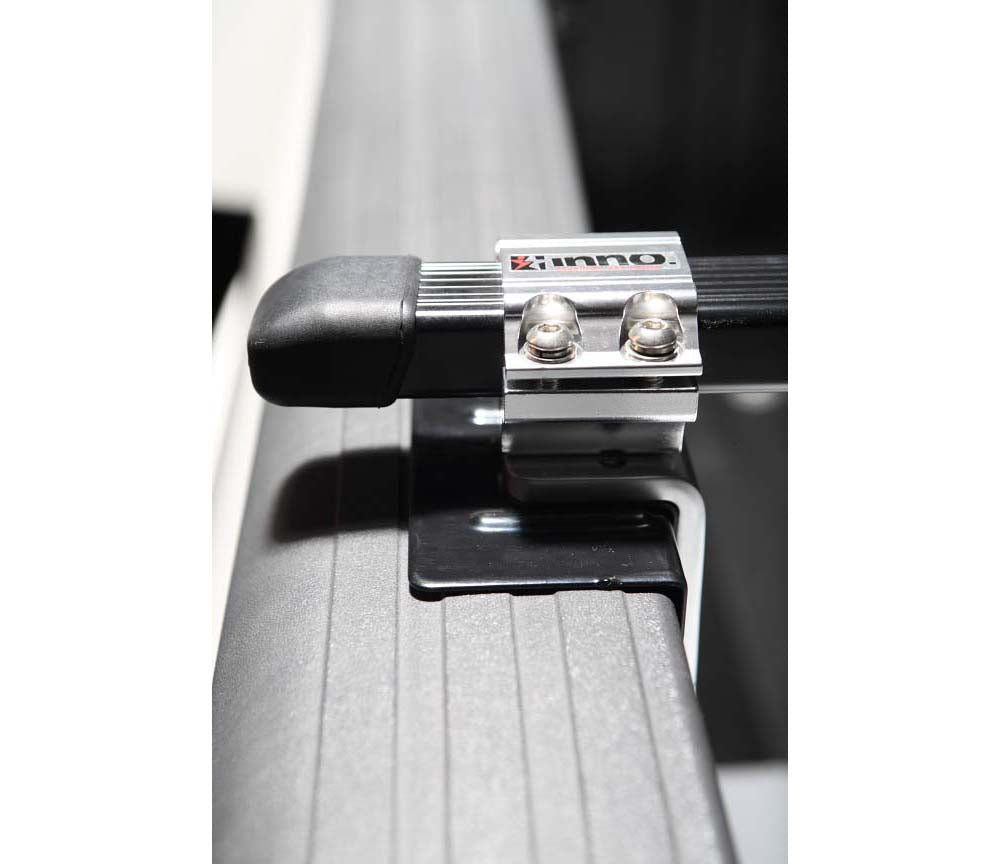 InnoRacks Standard Truck Bed Stay for Pickup Trucks - Fits Square/Round Crossbars - Easy Mount, Black (Set of 4)