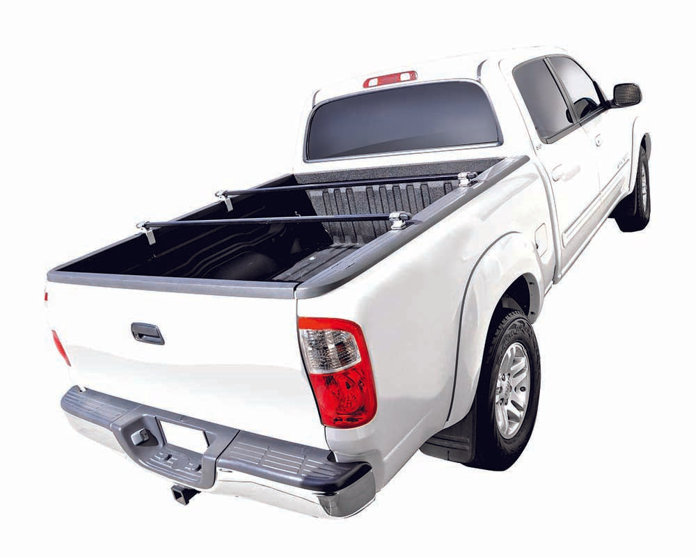 InnoRacks Standard Truck Bed Stay for Pickup Trucks - Fits Square/Round Crossbars - Easy Mount, Black (Set of 4)