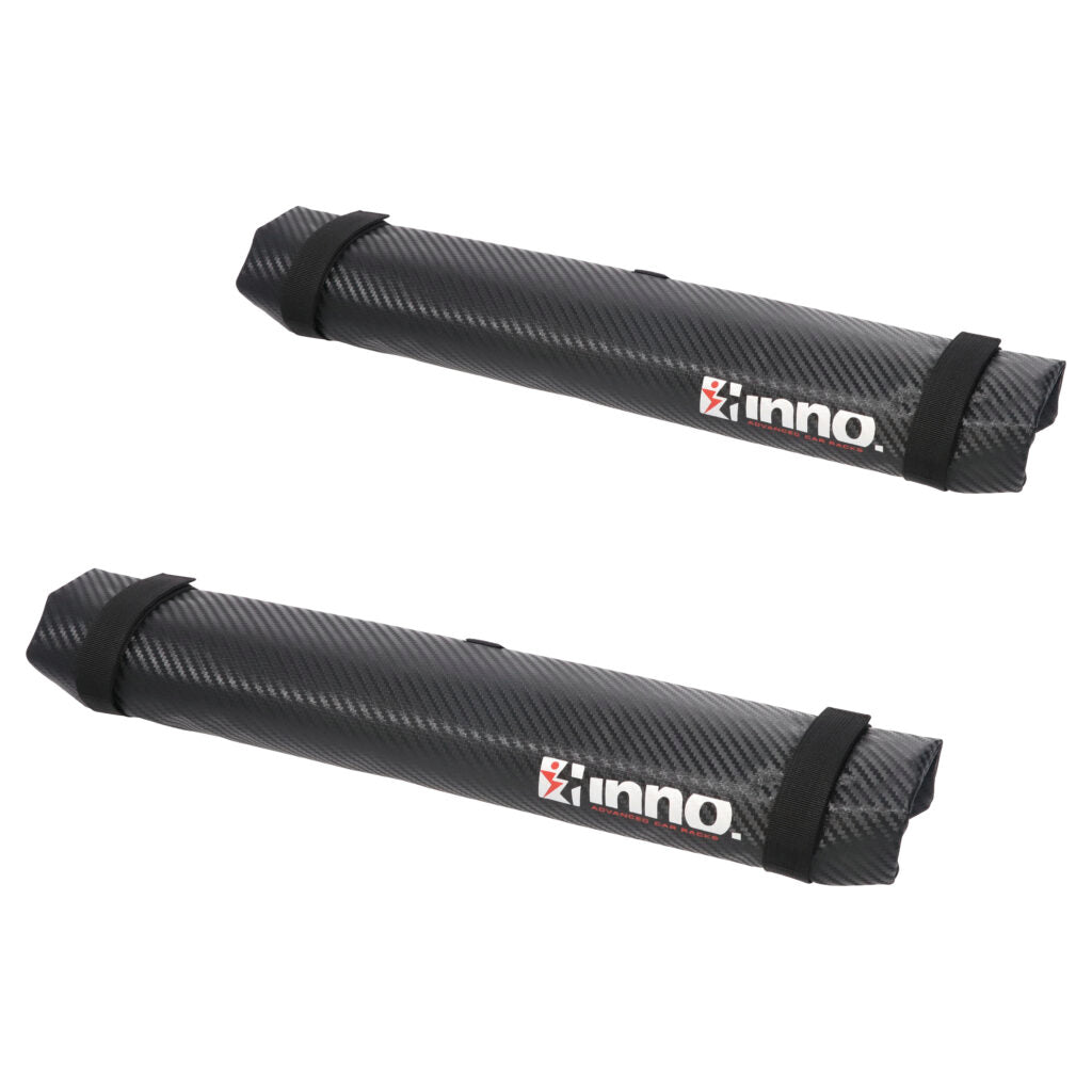 InnoRacks Board Pads for SUVs, Pickup Trucks & Vans with Square or Round Crossbars - 20″ Width, Carbon Finish (Set of 2)