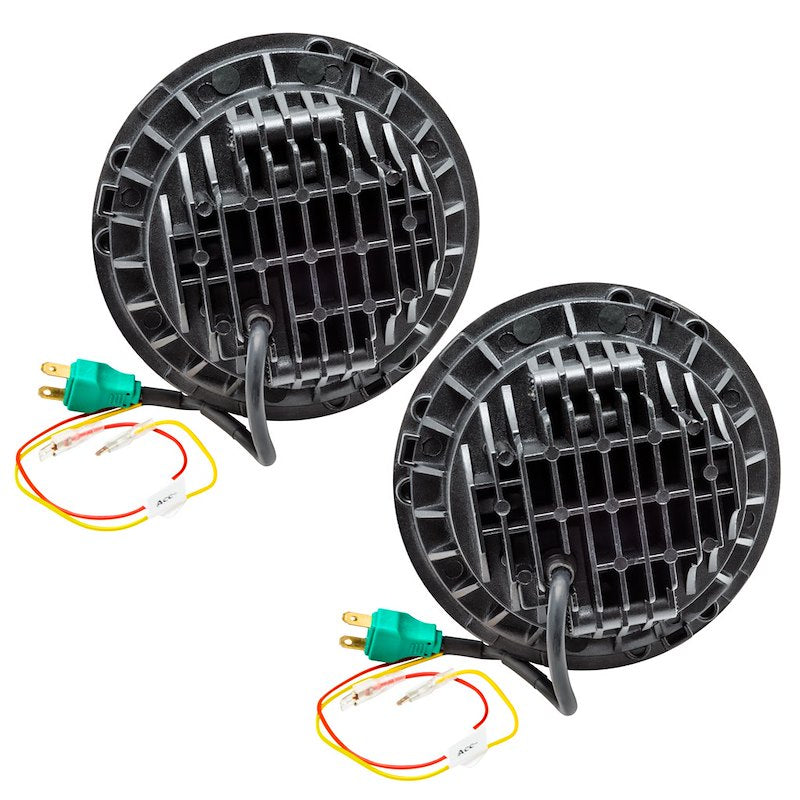 Oracle 7-Inch LED Headlights Sealed Beam with ColorSHIFT Halo