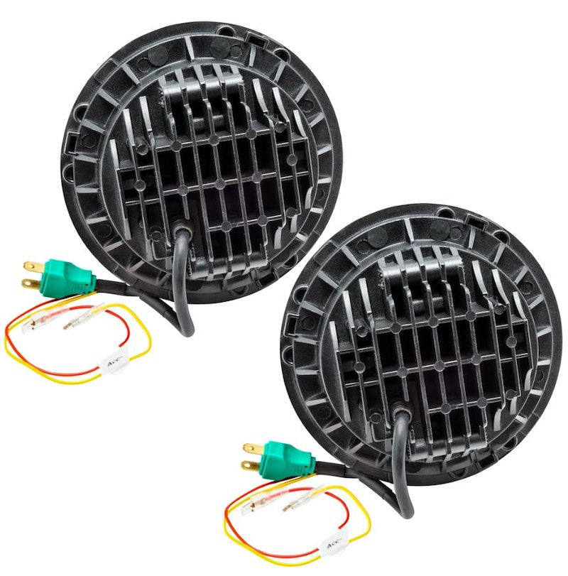 Oracle 7-Inch LED Headlights Sealed Beam Dynamic Halo DOT/SAE