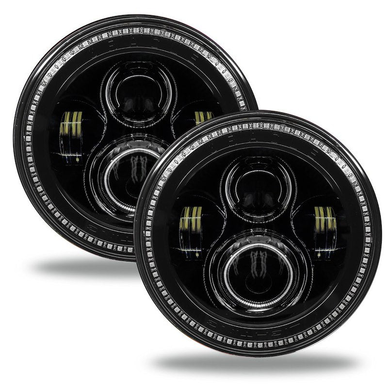 Oracle 7-Inch LED Headlights with ColorSHIFT Hub DOT/SAE