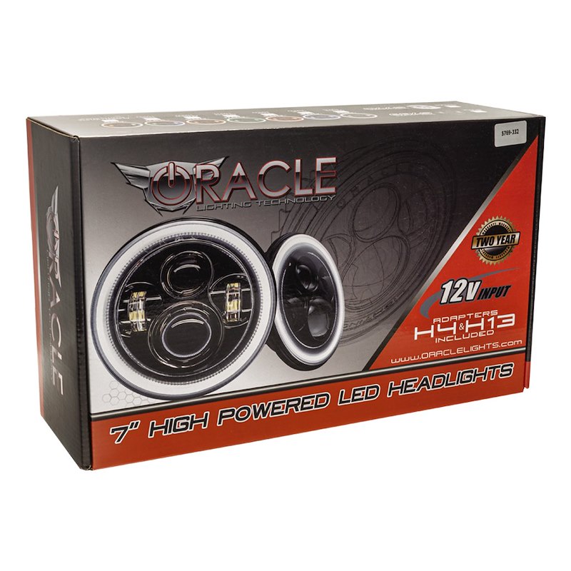 Oracle 7-Inch LED Headlights with ColorSHIFT Hub DOT/SAE