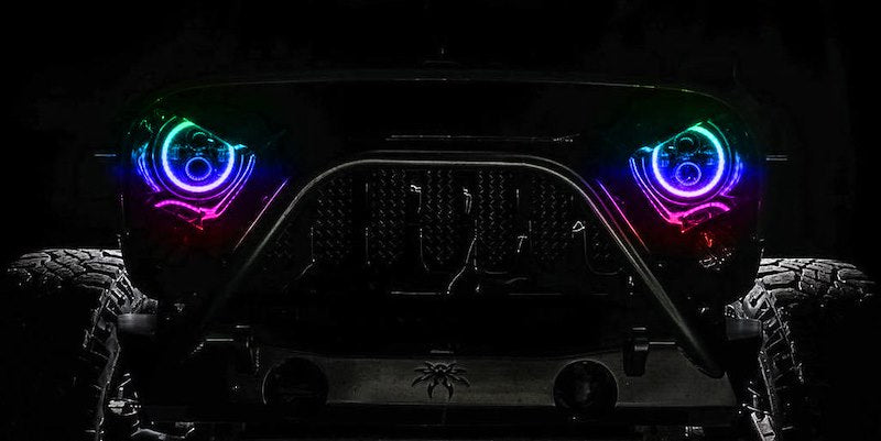 Oracle 7-Inch LED Headlights with ColorSHIFT Hub DOT/SAE