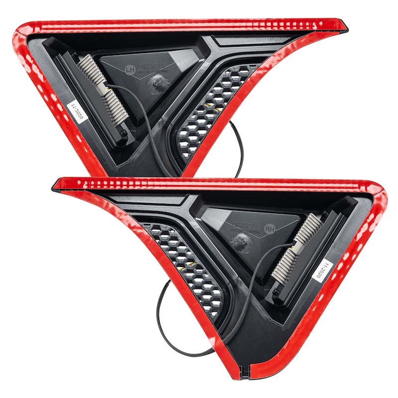 Oracle LED Side Marker Lights Clear Lens Matte Black Trim