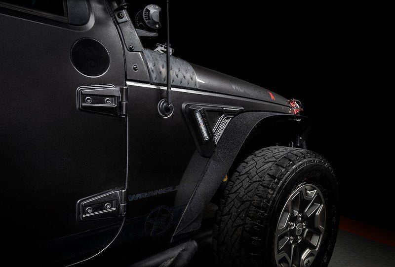Oracle LED Side Marker Lights Clear Lens Matte Black Trim