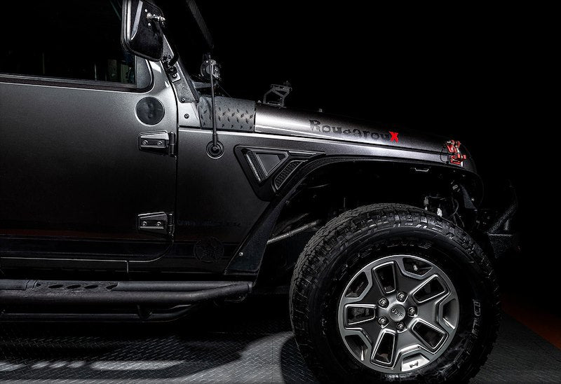 Oracle LED Side Marker Lights Clear Lens Matte Black Trim