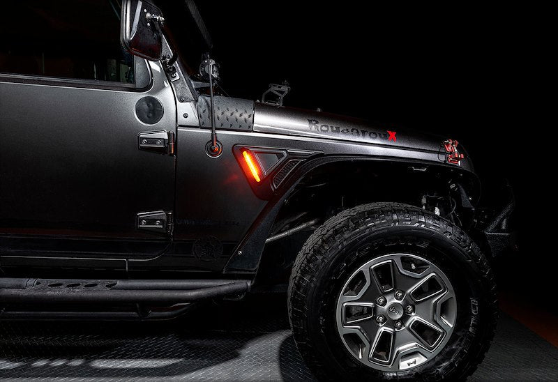 Oracle LED Side Marker Lights Clear Lens Matte Black Trim