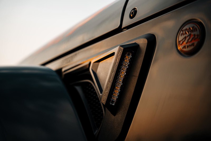 Oracle LED Side Marker Lights Clear Lens Matte Black Trim