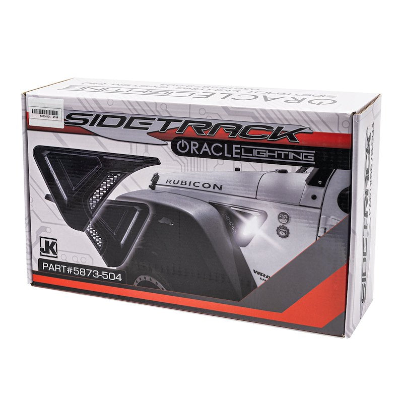 Oracle LED Side Marker Lights Clear Lens Matte Black Trim