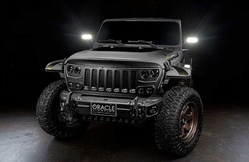 Oracle Mirror Covers Black with 24 Cree LEDs 45° Beam Angle