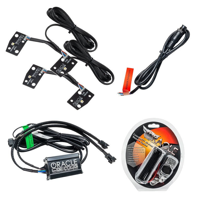 Oracle DRL Upgrade Kit with RF Controller RGB+W PCB IP67 Rated