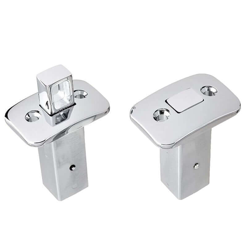 Putco chrome stake pocket tie down anchors for pickup trucks, durable cam-action design, set of 2, fits Tacoma and more.