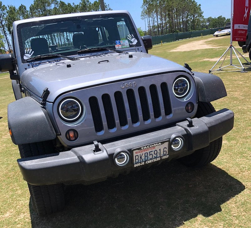 Oracle 7-Inch LED Headlights Sealed Beam with ColorSHIFT Halo