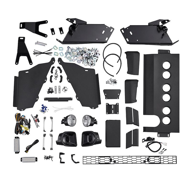 ARB Summit Bar Front Bumper for Truck – Fits 2020-2023 Toyota Tacoma – Black Steel, With Grille Guard, Winch & Fog Light Mounts (1PC)