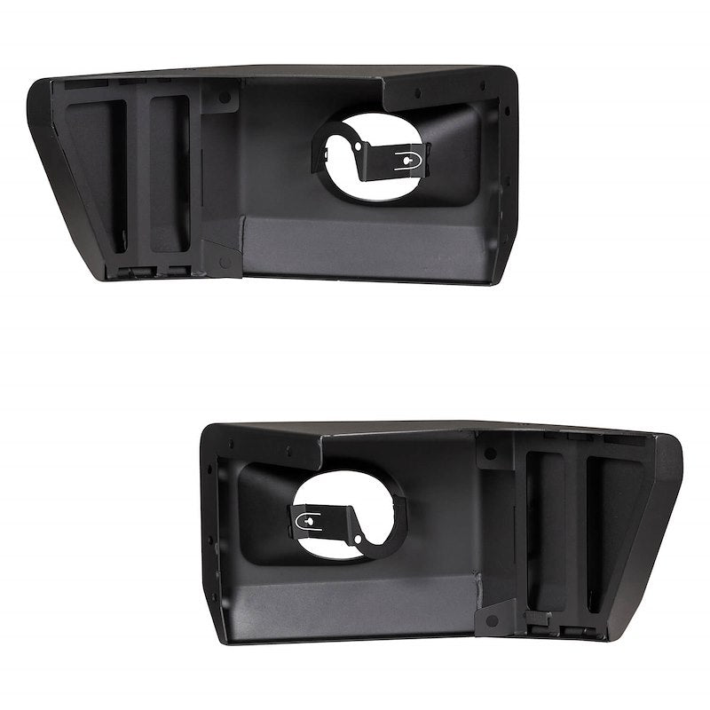 ARB Bumper End Set for Truck – Fits 2011-2016 Ford F-250 / F-350 Super Duty – Black Steel, With Fog Light Cutouts (2PC)