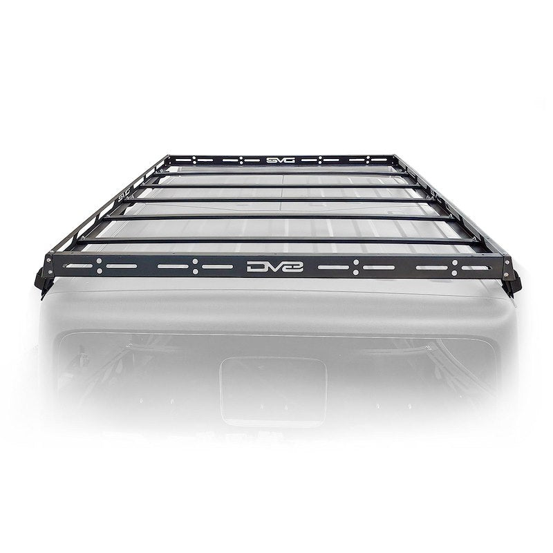 DV8 Offroad Roof Rack Base Gutter Rail Mount Clamp-On Black Steel Construction