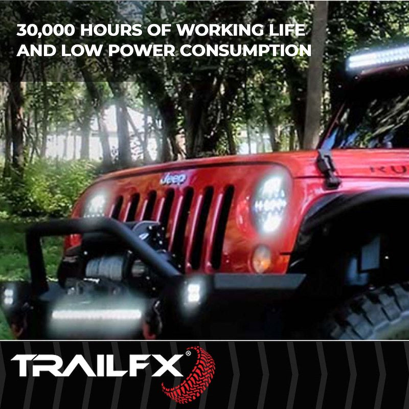TrailFX 50" LED Light Bar for Off-Road Larger Pickup Trucks, SUVs & Off-Road Vehicles - 288W, Flood & Spot Beam, 25920 Lumens