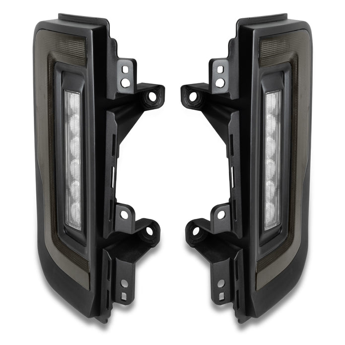Oracle LED Tail Lights Tinted Lens Black Housing Amber/Red/White Bulbs