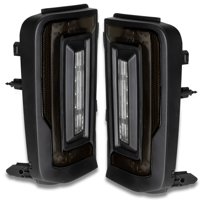Oracle LED Tail Lights Tinted Lens Black Housing Amber/Red/White Bulbs