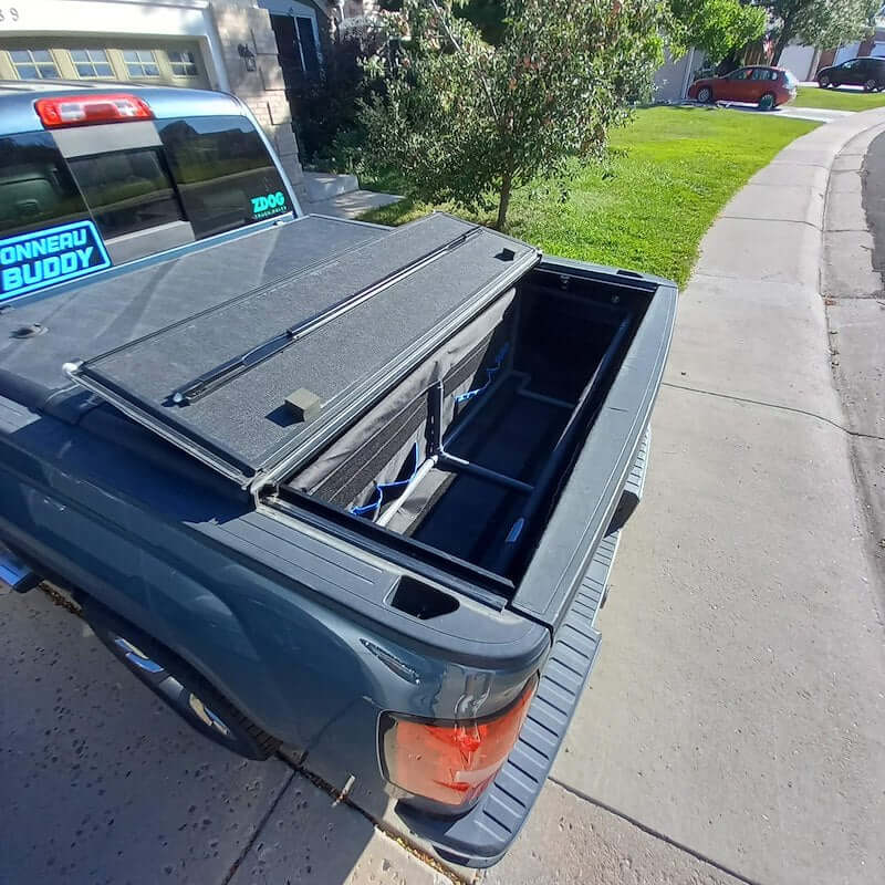 Tonneau Buddy Truck Bed Organizer for Pickup Trucks - Fits With Full-Size Trucks (Single Compartment)