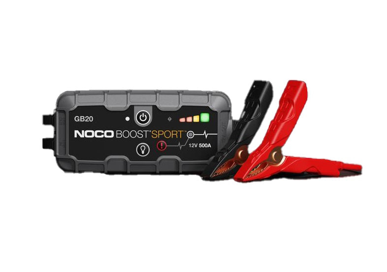 NOCO Portable Lithium Jump Starter for Motorcycle, ATV, UTV, Lawn Equipment & Cars up to 4L Gas Engines – 12V 500A