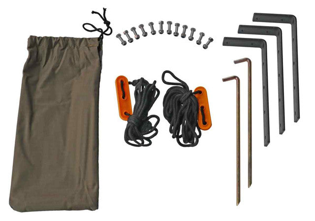 23ZERO Bushman Overland Awning 78" (78X98) -Heavy-Duty Waterproof Side Awning for 4x4, SUVs, Pickup Trucks, and Overland Camping