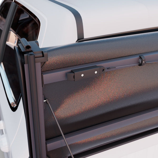 Worksport Pro Vinyl Quad Fold SC4 Pro 8' Fits 1999-16 Ford Super Duty F-250/F-350 w/o Utility Track System Long Bed