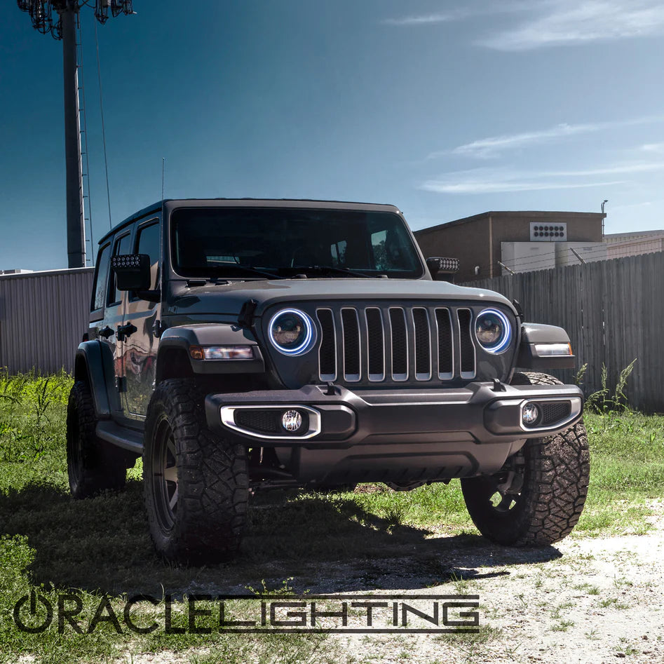 Oracle 7-Inch LED Headlights 2200LM Low/3600LM High White Halo