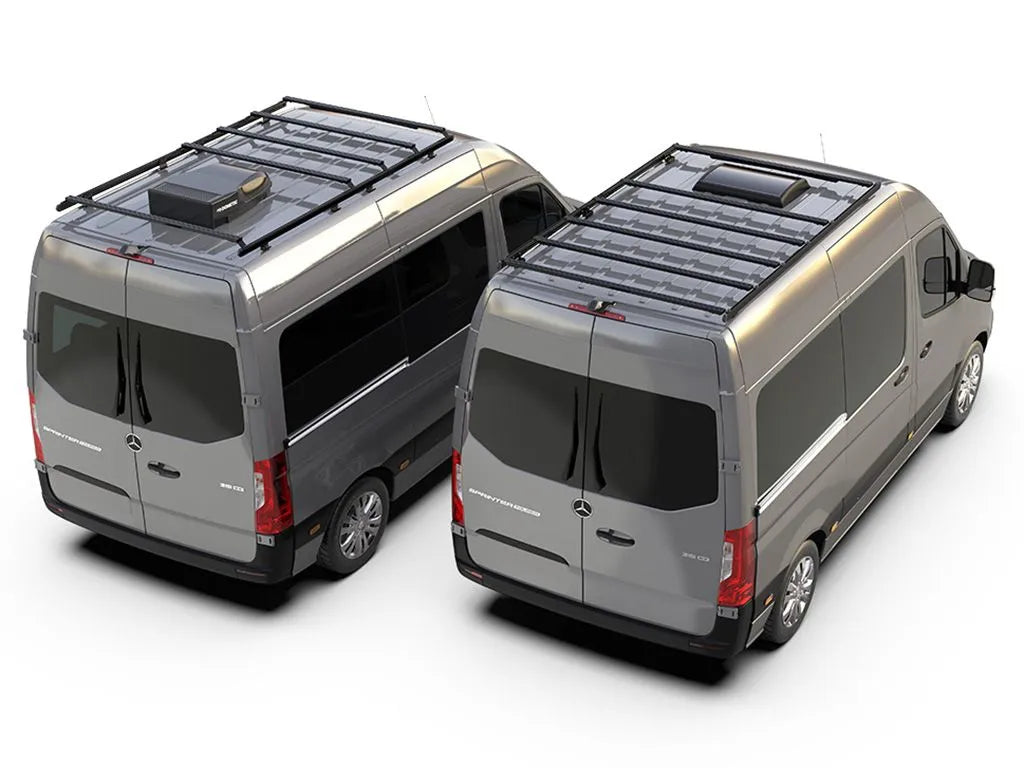 Front Runner Slimpro Van Rack Kit 2006-Current Fits Mercedes-Benz Sprinter (L1H2/128" SWB/High Roof)