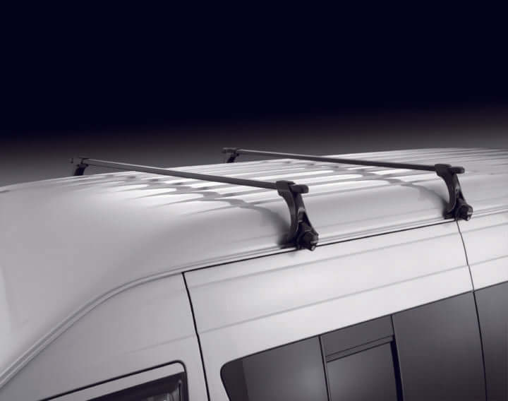 InnoRacks Aero Base Stay Set for Vans, Classic SUVs & Older Pickup Trucks with Rain Gutters - 7.5″ Height, Black (Set of 4)