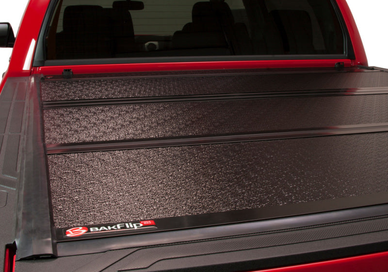BAKFlip FiberMax Folding Tonneau Cover 66.7 In. Fits 2007-21 Tundra w/ Deck Rail No Trail Boxes