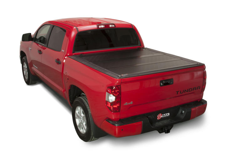 BAKFlip FiberMax Folding Tonneau Cover 66.7 In. Fits 2007-21 Tundra w/ Deck Rail No Trail Boxes