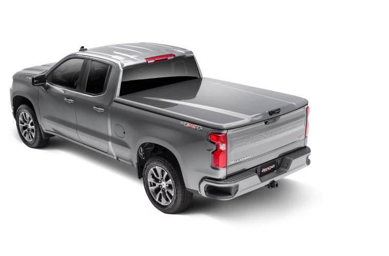 UNDERCOVER Elite LX Painted Hard Tilt-Up Tonneau Cover 6'7" Fits 2019-25 Silverado 1500 (New Body Style) - Deep Ocean Blue