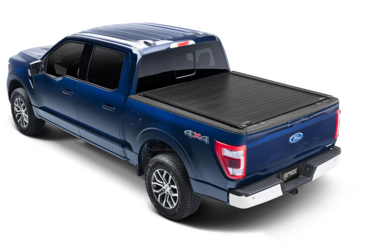 Ford F-150 with a RetraxPRO XR retractable tonneau cover closed