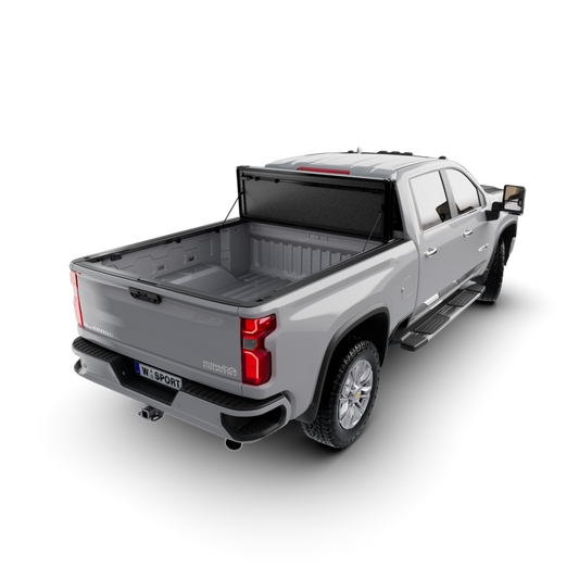 Worksport AL4 Hard Aluminum Full Bed Access Tonneau Cover for 07–19 Chevrolet Silverado & GMC Sierra 1500/HD  | 6'6" Standard Bed w/o Cargo Management System
