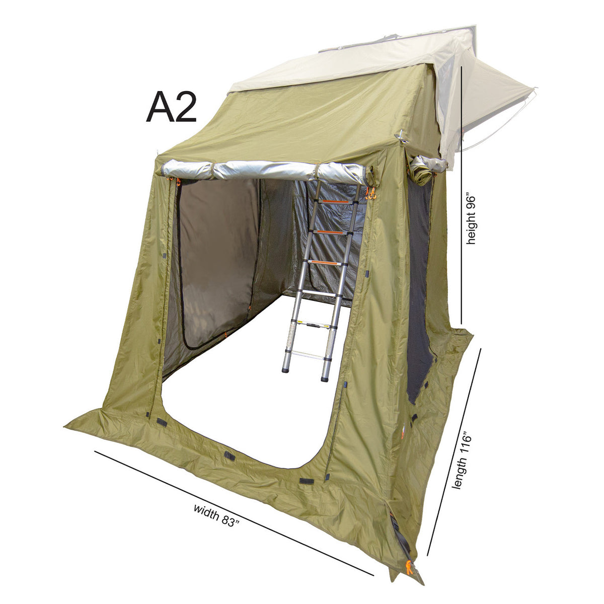 armadillo tent 23ZERO Annex A2 Plus Rooftop (Annex Only, No Floor) – Love Truck COLOR OPTIONS:Classico Black Chariot Corsaire XL, jetzt Postendeal Size Dimensions Mounting Width