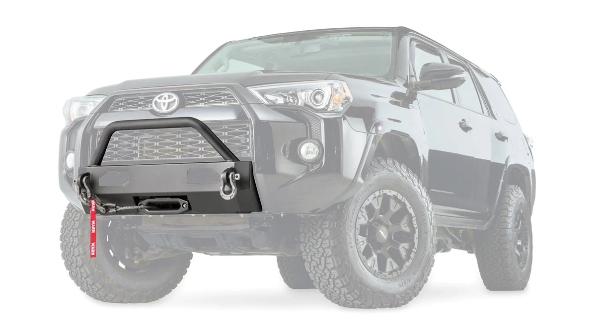 WARN Semi-Hidden Winch Mount with Grille Guard for 2014-2024 Toyota 4Runner