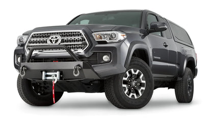 WARN Semi-Hidden Winch Mount with Grille Guard for 2016-2023 Toyota Tacoma