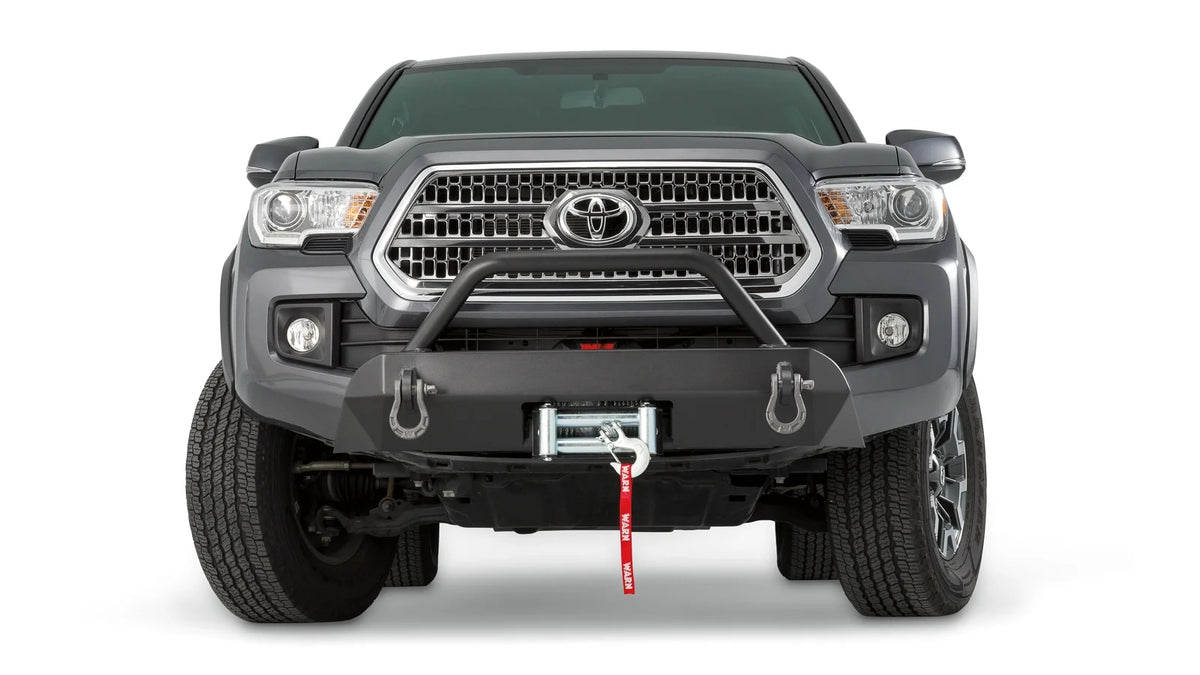 WARN Semi-Hidden Winch Mount with Grille Guard for 2016-2023 Toyota Tacoma