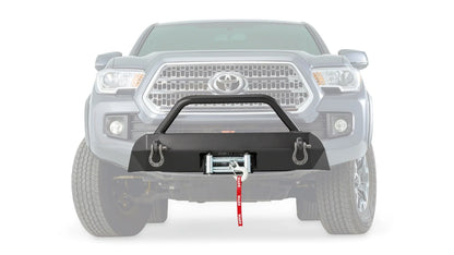 WARN Semi-Hidden Winch Mount with Grille Guard for 2016-2023 Toyota Tacoma