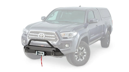 WARN Semi-Hidden Winch Mount with Grille Guard for 2016-2023 Toyota Tacoma