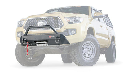 WARN Semi-Hidden Winch Mount with Grille Guard for 2016-2023 Toyota Tacoma